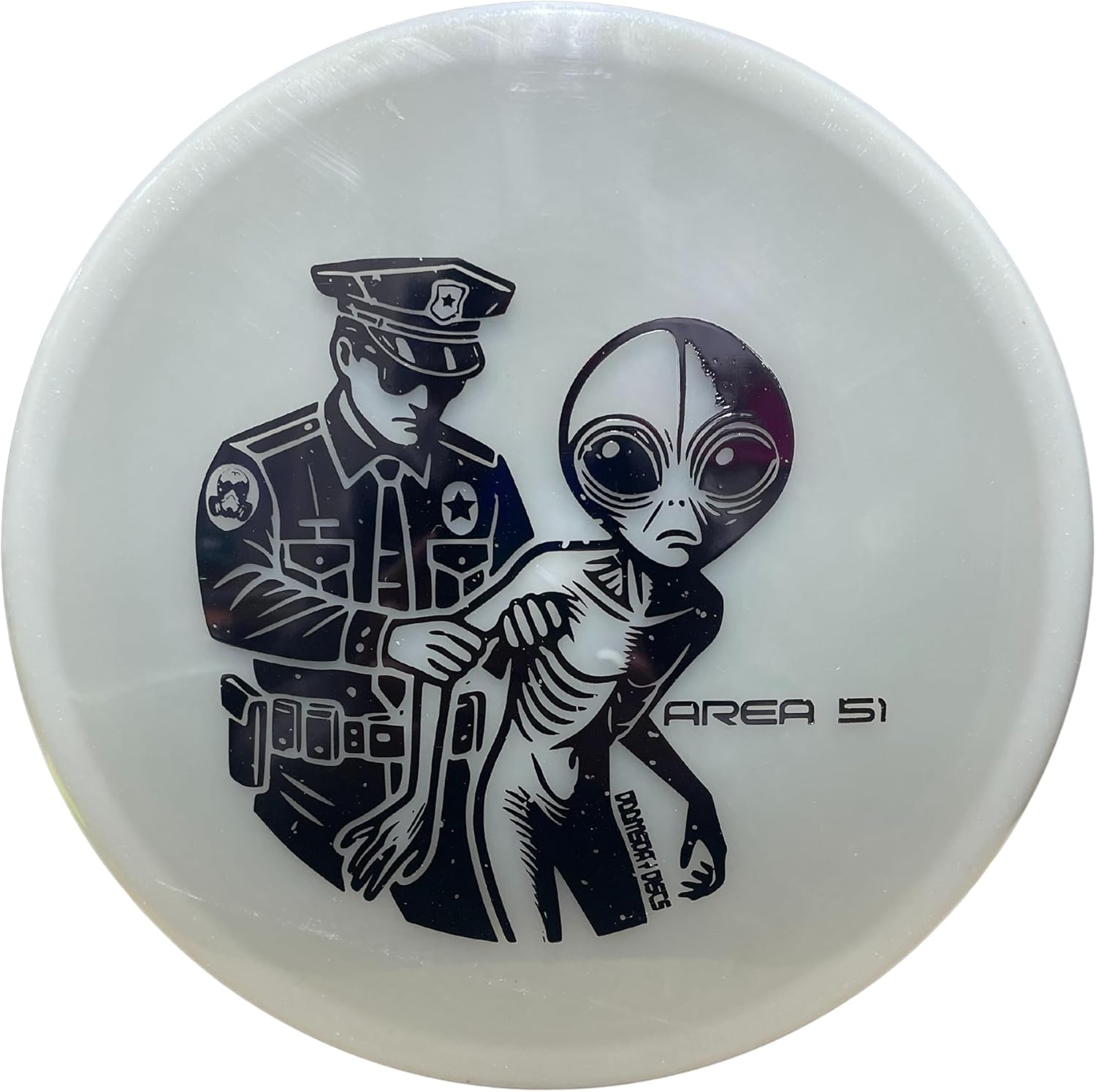 Area 51 alien arrest.